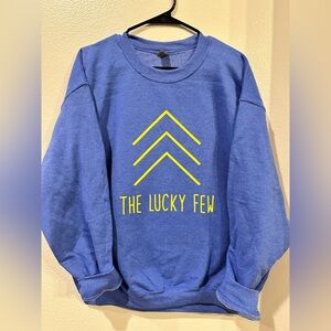Plus size Down Syndrome Lucky Few Chevron Sweatshirt